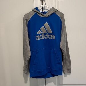 Adidas men’s Blue and Gray Sweatshirt